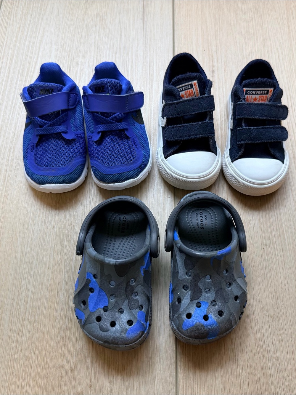 Toddler Boy Shoes 4c - Nike, Converse, Crocs